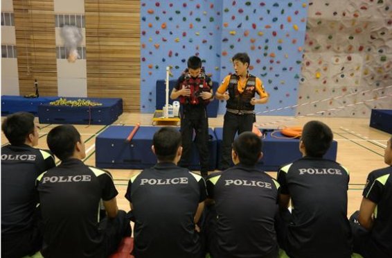 119시민체험센터, 대전경찰청 직원 대상으로 풍수해사고 체험교육 실시。