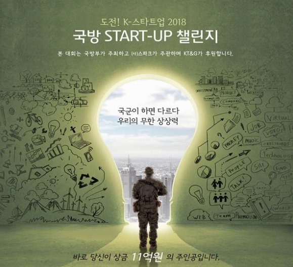 2018국방스타트업챌린지 포스터