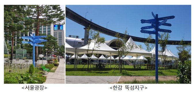 이정표 설치 사진=서울특별시청 제공