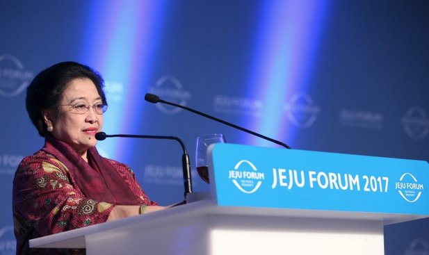 수카르노푸트리 인도네시아 전 대통령. 사진=ICC JEJU 제공