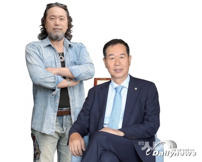 박수복 화백과 김길철 회장