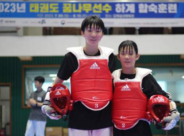 '태권도 자매' 이여진·이하율 꿈나무 국가대표 선정