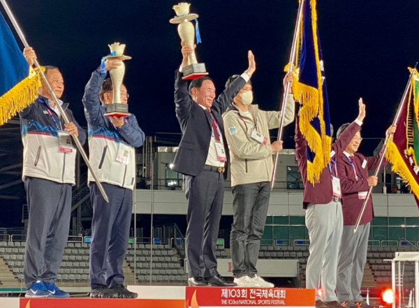 경기도, 전국체전 종합우승 2연패 확정