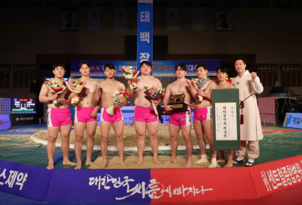 영암군민속씨름단, 천하장사 씨름대축제 남자일반부 최강단전 우승