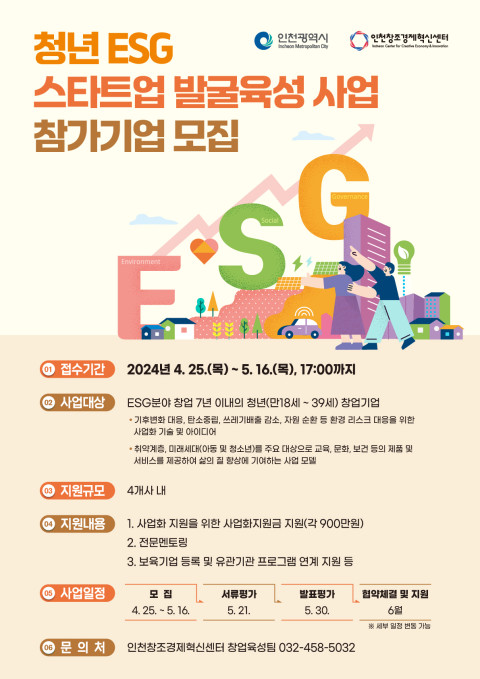 인천창조경제혁신센터,  자원 순환· 탄소중립  기술·아이디어 집중 발굴