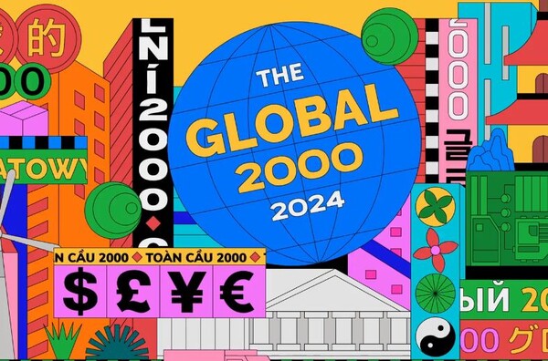 포보스가 발표한 2024 글로벌 2000대기업 리스트에는 미국과 중국업체들이 대거 이름을 올렸다. 사진=포브스