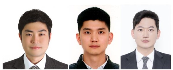 왼쪽부터 손문 한국과학기술연구원(KIST) 물자원순환연구단 선임연구원, 김후 박사후연구원(제1저자), 최병욱 국립부경대 연구교수(제1저자). 사진=KIST 제공