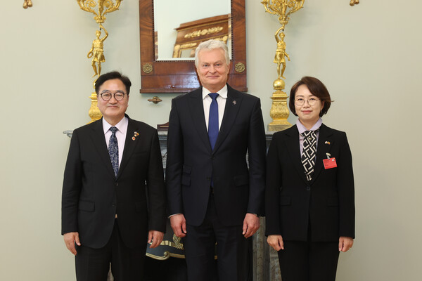우원식 의장, 리투아니아 대통령 면담 등 발트 3국 순방 성공적 마무리