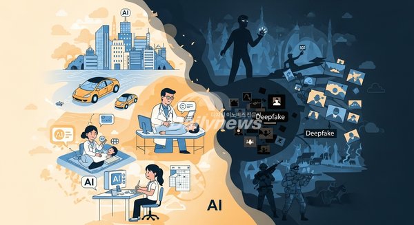 DeepMind CEO “AI로 인한 실직보다 더 큰 위협은 통제 불능의 기술 남용” (생성이미지제작:데일리뉴스)